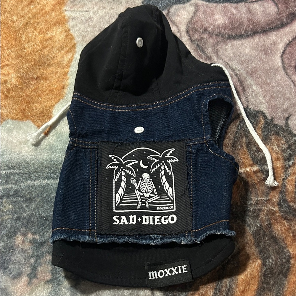 Moxxie Jean Jacket Cat Hoodie